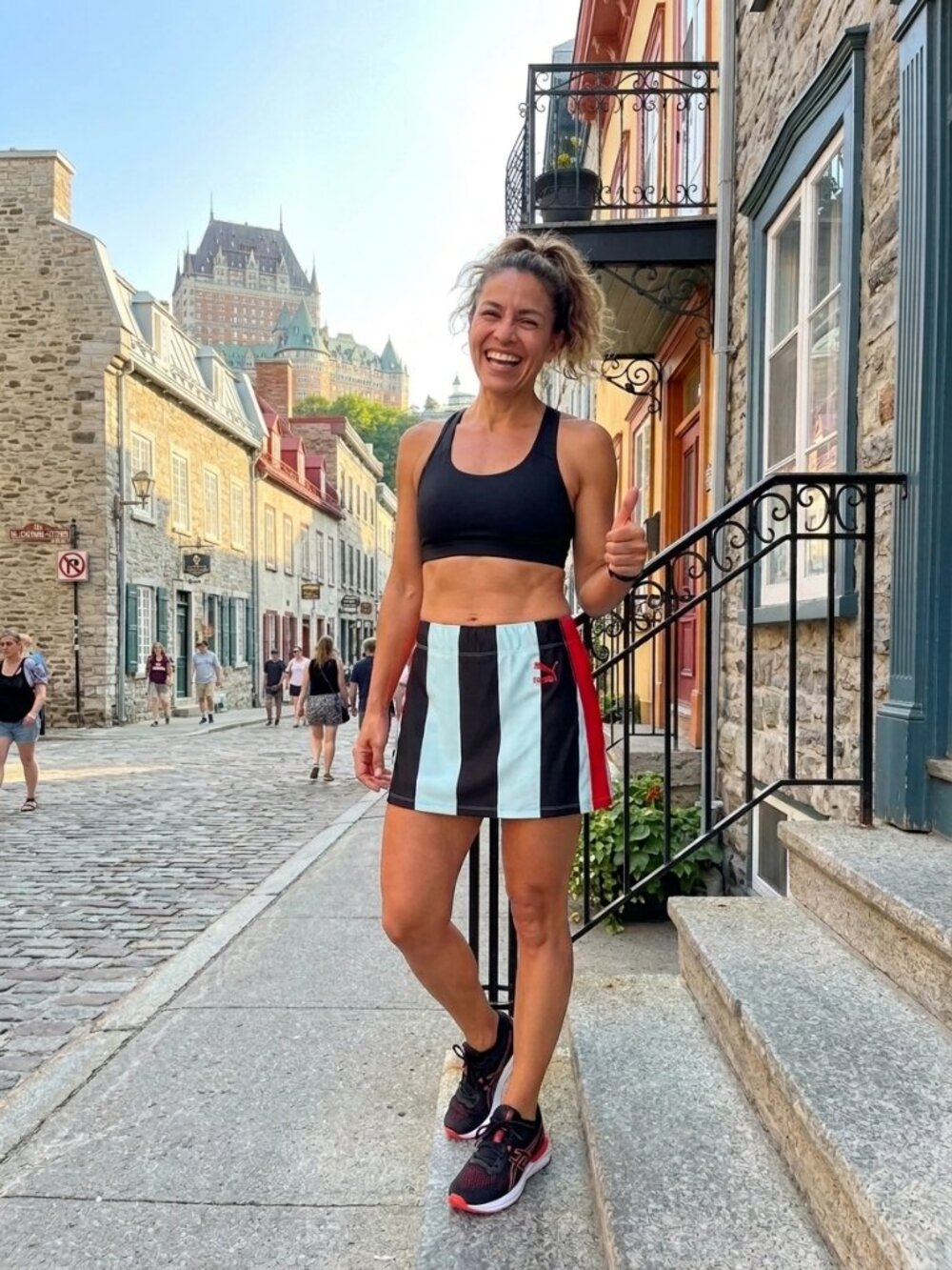 Puma Women's Striped Athletic Skirt